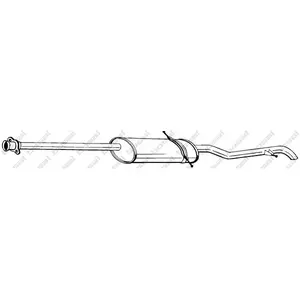 BOSAL Silencieux arrière pour MERCEDES-BENZ: Classe A (Ref: 289-023) pas cher