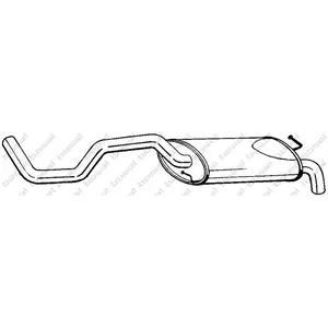 Comparateur de prix : BOSAL Silencieux arrière pour SEAT: Ibiza (Ref: 278-853)