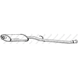 BOSAL Silencieux central pour PEUGEOT: 205 (Ref: 278-855) pas cher