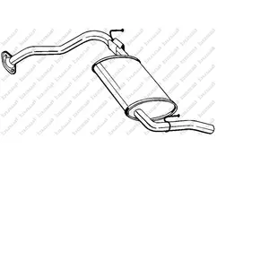 BOSAL Silencieux arrière pour MAZDA: 323 (Ref: 278-603) pas cher