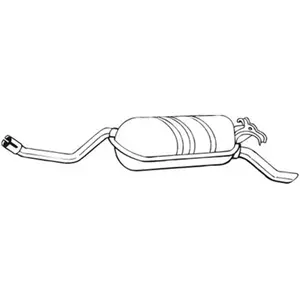 Comparateur de prix : BOSAL Silencieux arrière pour MERCEDES-BENZ: 124 Series, Classe E (Ref: 278-189)