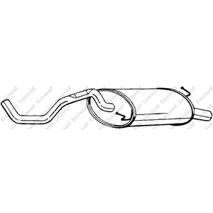 Bosal Silencieux arrière PRIX CANON, par ex. pour Seat pas cher