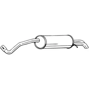 Comparateur de prix : Silencieux D'échappement Arrière Bosal 279299