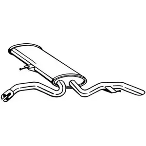 Silencieux arrière BOSAL 279-871 - Réf. 279871 pas cher