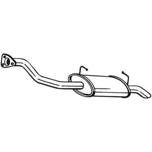 Comparateur de prix : Silencieux D'échappement Arrière Bosal 279649