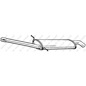BOSAL Silencieux central pour FIAT: Multipla (Ref: 279-165) pas cher