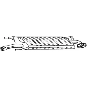 Comparateur de prix : BOSAL Silencieux central pour TOYOTA: RAV4 (Ref: 279-437)