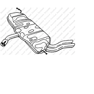 Comparateur de prix : BOSAL Silencieux arrière pour SEAT: Leon, Altea (Ref: 227-231)