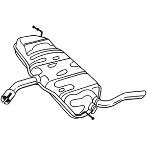 Comparateur de prix : BOSAL Silencieux arrière pour SEAT: Altea, Toledo (Ref: 227-031)