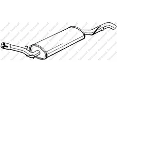 BOSAL Silencieux arrière pour SEAT: Marbella (Ref: 227-011) pas cher
