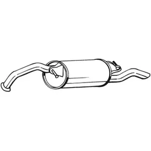BOSAL Silencieux arrière pour TOYOTA: Yaris Verso (Ref: 228-045) pas cher