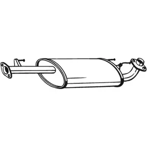 Comparateur de prix : BOSAL Silencieux arrière pour TOYOTA: Land Cruiser (Ref: 228-199)