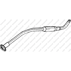 Silencieux central 228-147 Bosal 228147 pas cher