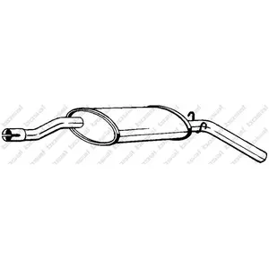 BOSAL Silencieux arrière pour RENAULT: Master (Ref: 200-969) pas cher