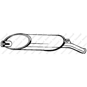 Comparateur de prix : BOSAL Silencieux arrière pour RENAULT: R4 (Ref: 200-925)