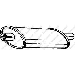 BOSAL Silencieux central pour RENAULT: Trafic, Master (Ref: 200-957) pas cher