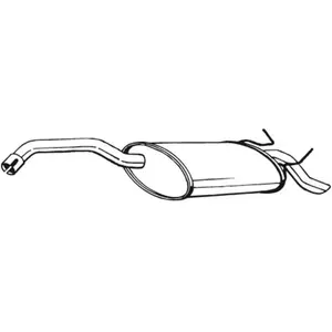 Silencieux arrière BOSAL 200-543 pas cher