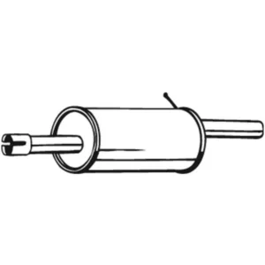 Comparateur de prix : Bosal Silencieux arrière, arrière PRIX CANON, par ex. pour Dacia, Renault