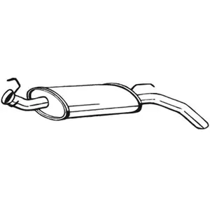 BOSAL Silencieux arrière pour RENAULT: Extra, Express, Rapid (Ref: 200-507) pas cher