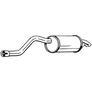 BOSAL Silencieux arrière pour RENAULT: Twingo (Ref: 200-083)