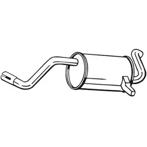 Comparateur de prix : BOSAL Silencieux arrière pour RENAULT: Modus, Clio (Ref: 200-035)