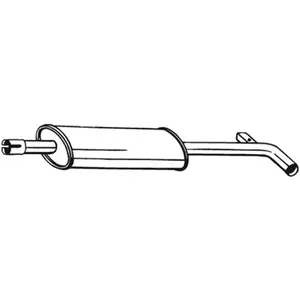 BOSAL Silencieux central pour RENAULT: Modus, Clio (Ref: 200-021) pas cher