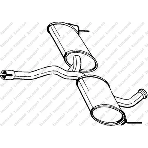 Comparateur de prix : BOSAL Silencieux central pour RENAULT: Laguna (Ref: 200-731)