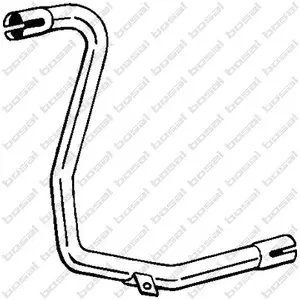 BOSAL Tuyau d'échappement pour RENAULT: R4 (Ref: 384-627) pas cher