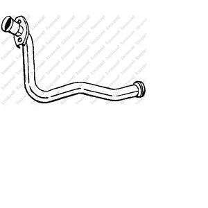 Tuyau d'échappement 740-435 Bosal 740435 pas cher
