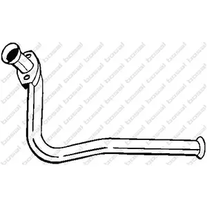 Bosal Tuyau d'échappement, avant PRIX CANON, par ex. pour Renault pas cher
