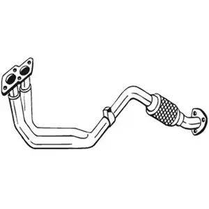 Comparateur de prix : Bosal Tuyau d'échappement, avant PRIX CANON, par ex. pour VW, Seat