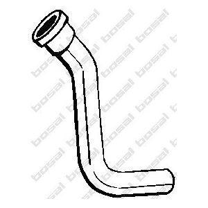 Tuyau d'échappement 713-371 Bosal 713371 pas cher