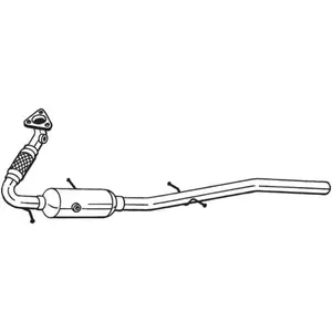 Filtre À Particules Bosal 097-358 pas cher