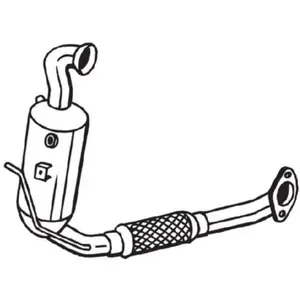 Comparateur de prix : Filtre À Particules Diesel, Système D'Échappement 097-706 Bosal Ford B...