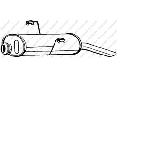 Comparateur de prix : BOSAL Silencieux arrière pour PEUGEOT: 306 (Ref: 190-227)