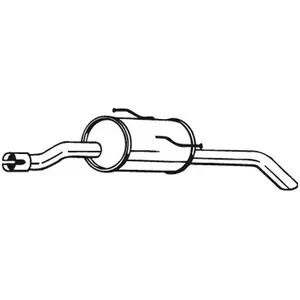 BOSAL Silencieux arrière pour PEUGEOT: 206+ (Ref: 190-201)