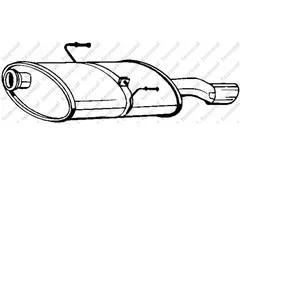 BOSAL Silencieux arrière pour PEUGEOT: 406 (Ref: 190-911) pas cher