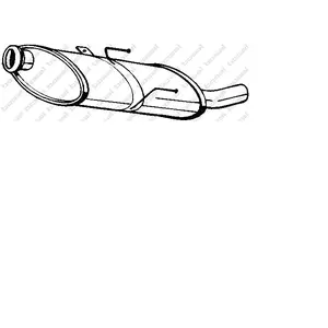 Comparateur de prix : BOSAL Silencieux arrière pour PEUGEOT: 406 (Ref: 190-833)