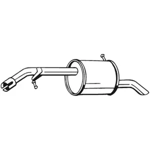 Comparateur de prix : BOSAL Silencieux arrière pour PEUGEOT: 207, 208, 2008, 207+ (Ref: 190-039)
