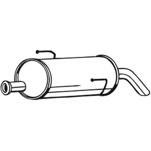 Comparateur de prix : BOSAL Silencieux arrière pour PEUGEOT: 206 (Ref: 190-017)