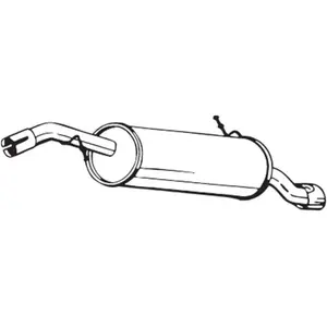 BOSAL Silencieux arrière pour PEUGEOT: 208 (Ref: 190-365) pas cher