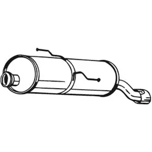 Comparateur de prix : BOSAL Silencieux arrière pour PEUGEOT: 206 (Ref: 190-359)