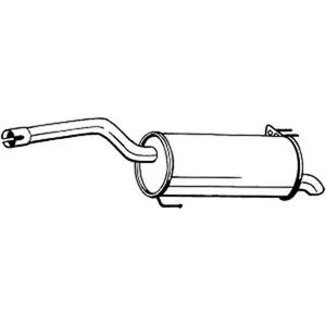 BOSAL Silencieux arrière pour HYUNDAI: i20 (Ref: 165-075) pas cher