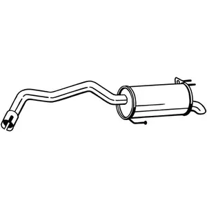 Silencieux arrière BOSAL 165-077 pas cher