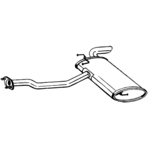 Comparateur de prix : BOSAL Silencieux arrière pour KIA: Sportage (Ref: 169-627)