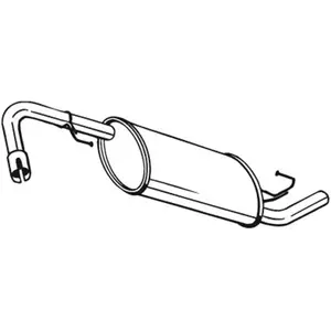 Comparateur de prix : BOSAL Silencieux arrière pour NISSAN: Pathfinder (Ref: 145-231)