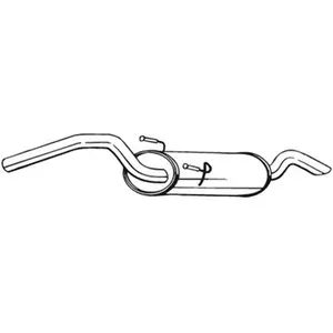 Comparateur de prix : Bosal Silencieux arrière PRIX CANON, par ex. pour Fiat, Citroën, Peugeot