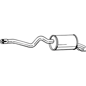 BOSAL Silencieux arrière pour FIAT: Doblo (Ref: 148-205) pas cher