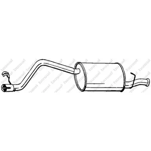 Bosal Silencieux arrière PRIX CANON, par ex. pour Fiat, Lancia, Autobianchi pas cher