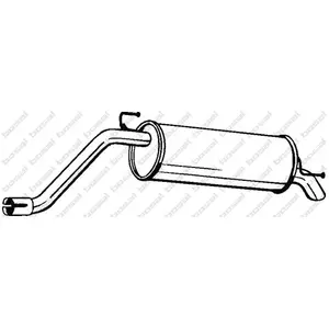 BOSAL Silencieux arrière pour FIAT: Punto (Ref: 148-147) pas cher